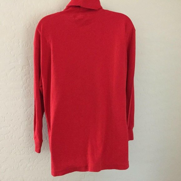 Forelli Moda Internazionale Women's Red Turtleneck - Picture 2 of 6